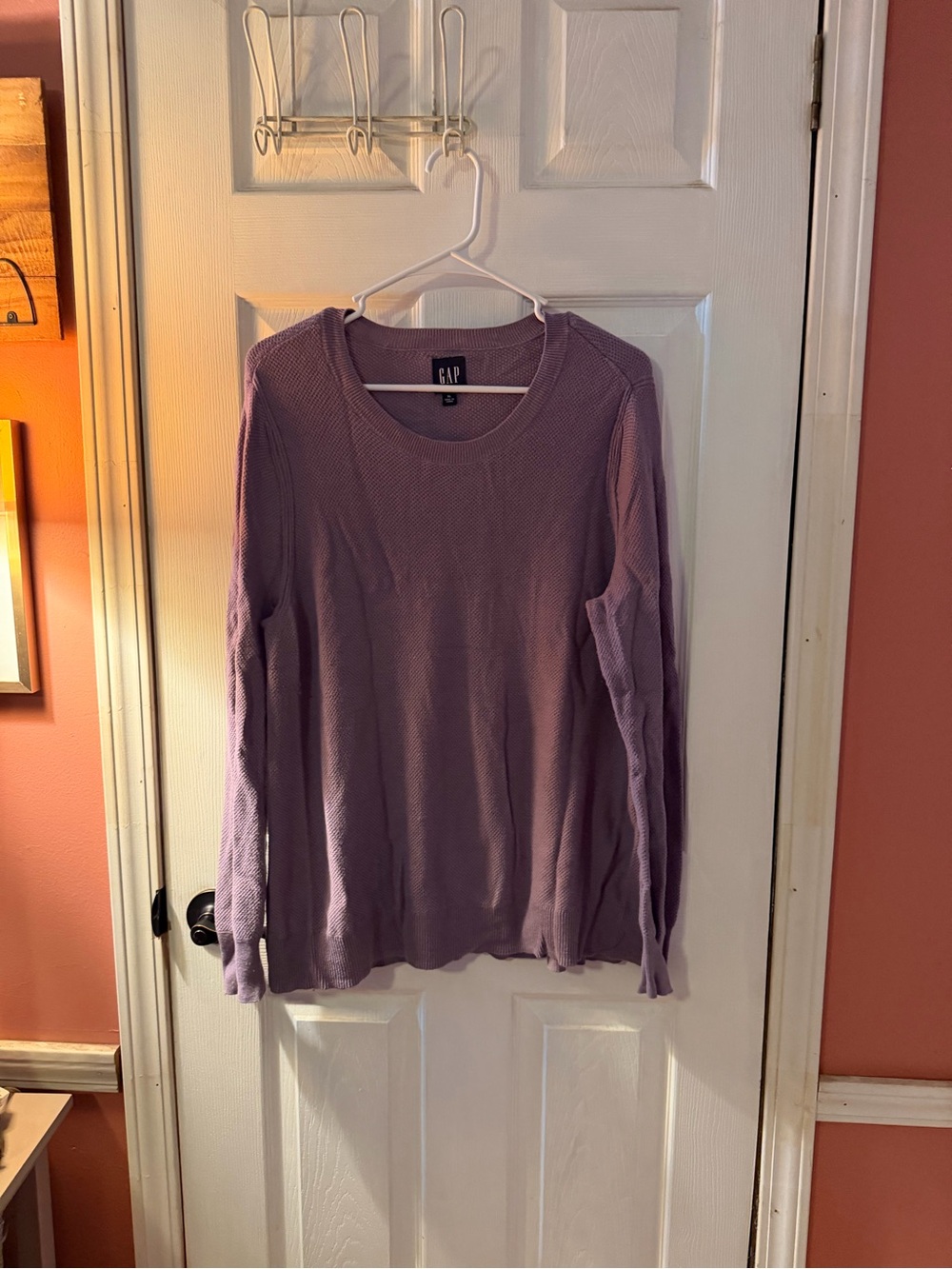 (Sale $5)GAP Lavender Crewneck Long Sleeve Sweater